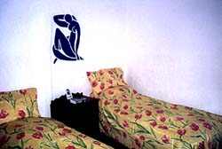 Twin bedded room